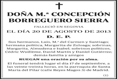 M.ª Concepción Borreguero